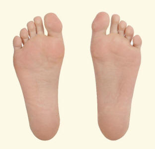 Soles of Human Feet