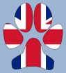 UK Flag Dog Paw by Revealing Paws